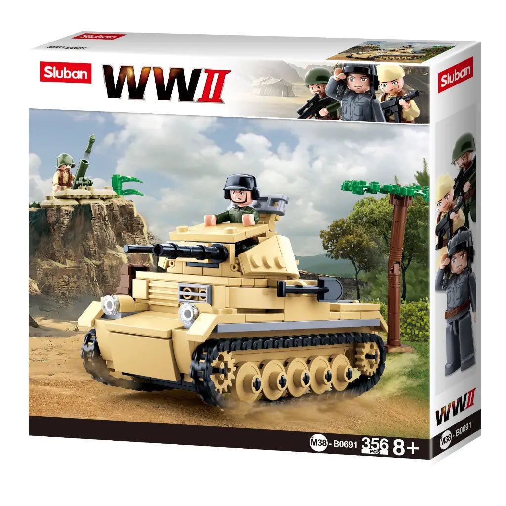 Sluban WWII Tank Panzer