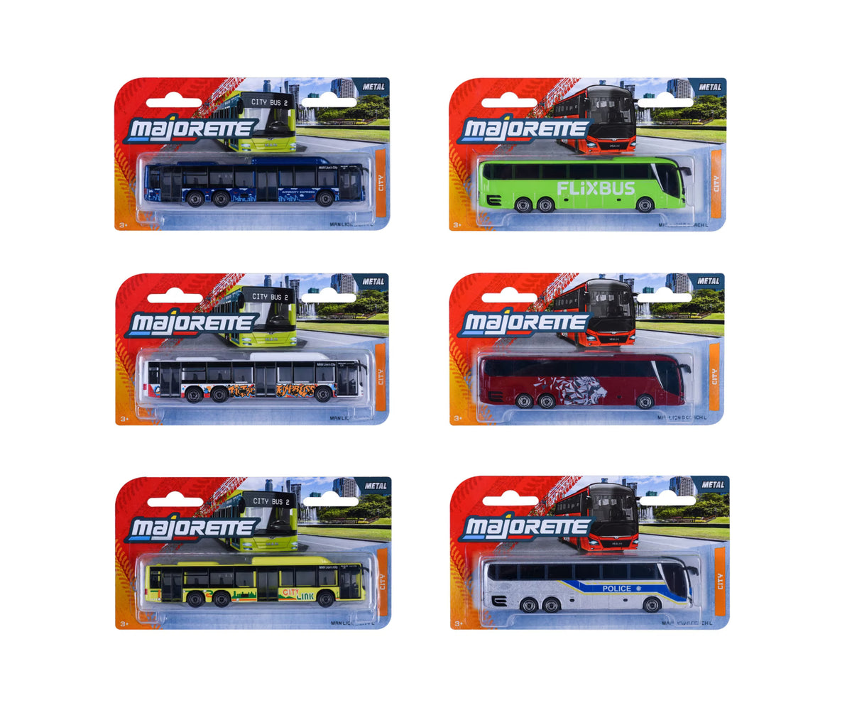 Majorette MAN City Bus Assorted