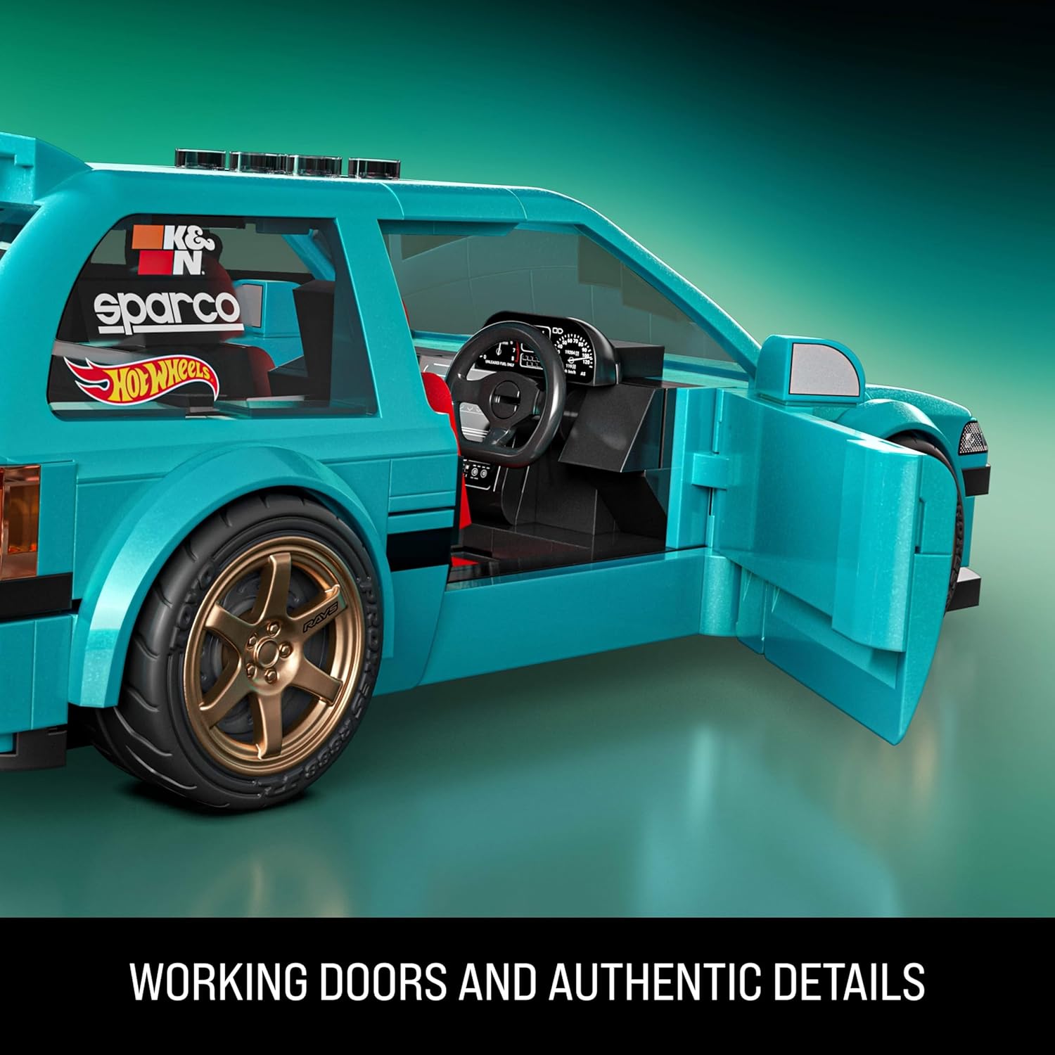 Mattel Brick Shop Hot Wheels Custom 90 Honda Civic