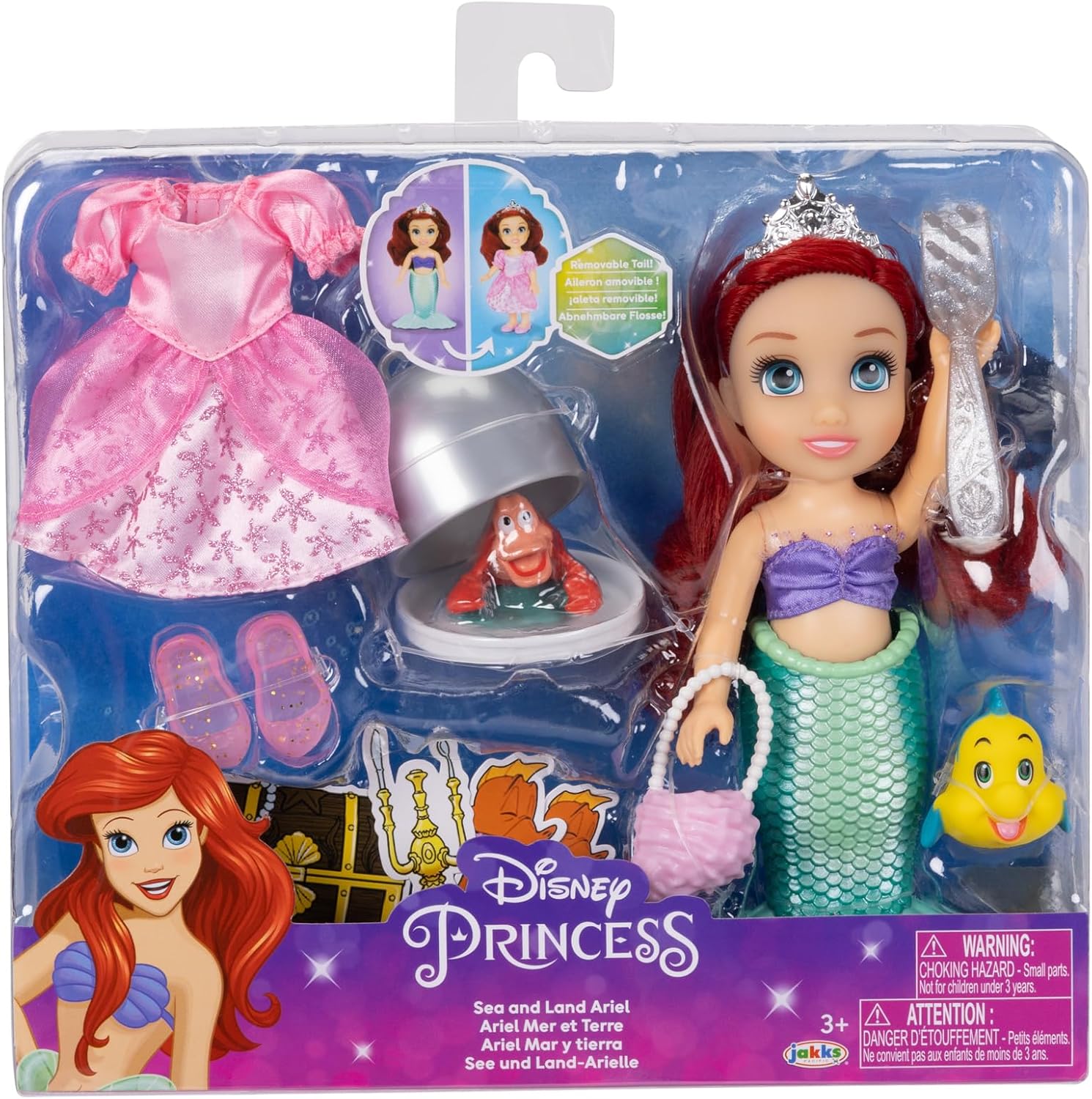 Disney Princess Sea & Land Ariel Fashion Doll