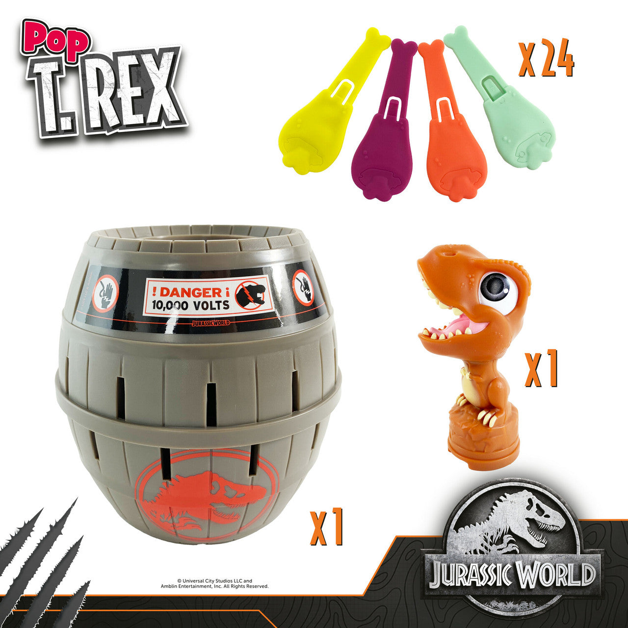 TOMY Jurassic World Pop Up T-Rex