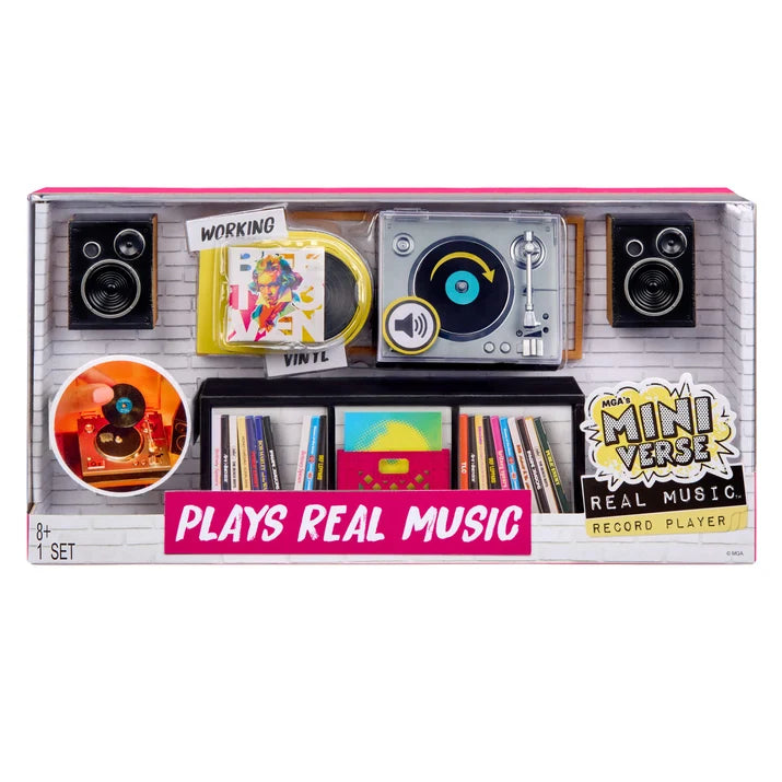 Miniverse-Real Music Vinyl Record Player