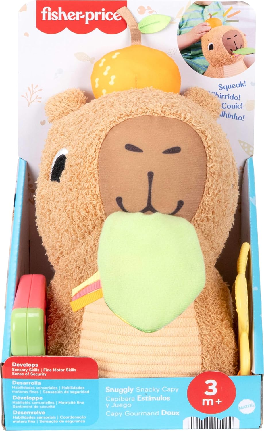 Fisher-Price Baby Snuggly Snacky Capybara