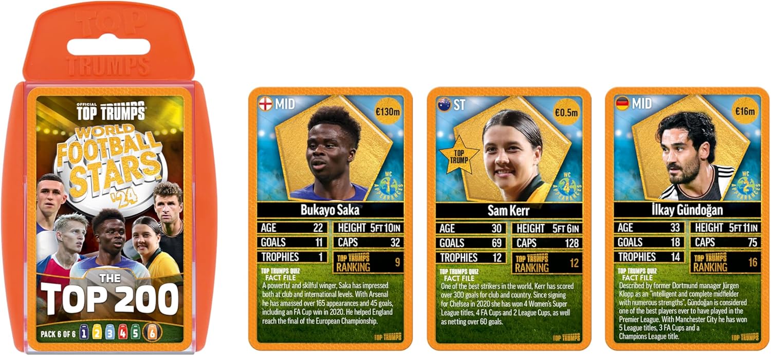 Top Trumps World Football Stars Volume 6