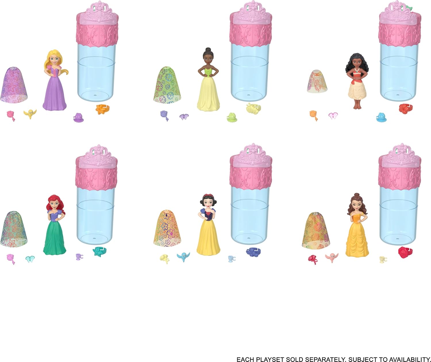 Disney Princess Royal Colour Reveal Mini Doll