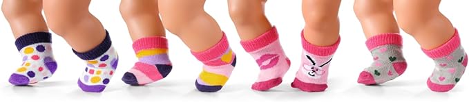 BABY born 2 Pack of Socks for 43cm Doll