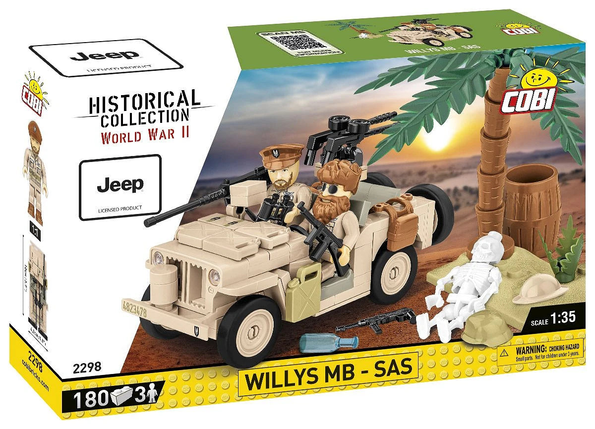 Cobi 2298 Willys MB Jeep 1:35 Scale Set