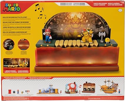 Super Mario Deluxe Bowser Battle Playset