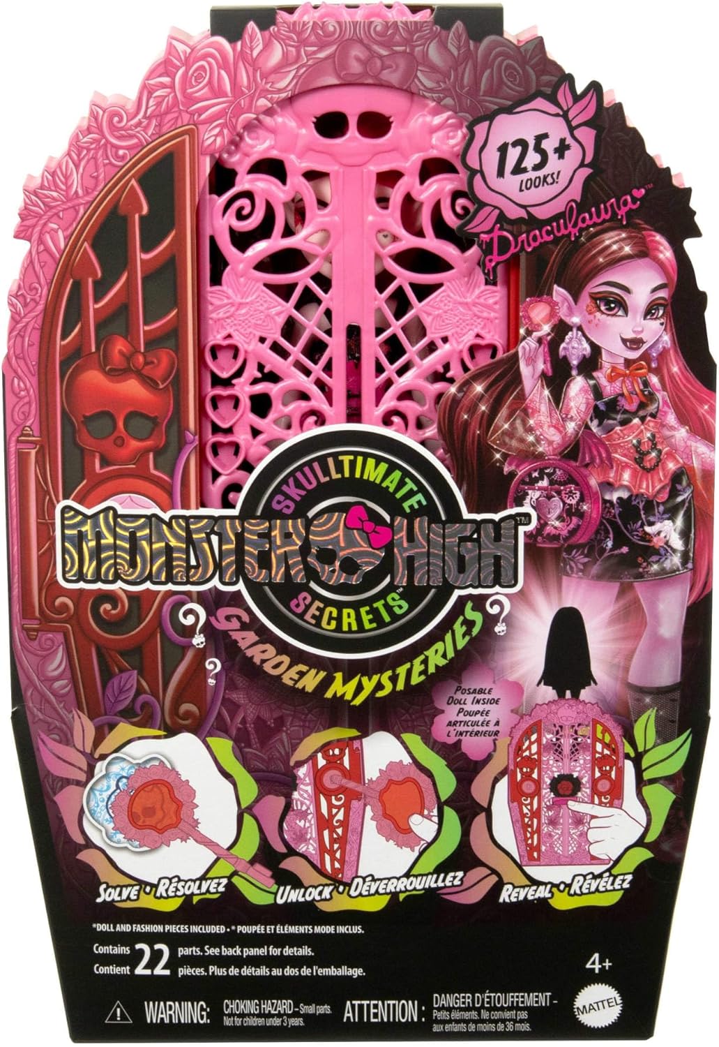 Monster High Skulltimate Secrets Garden Mysteries Playset, Draculaura