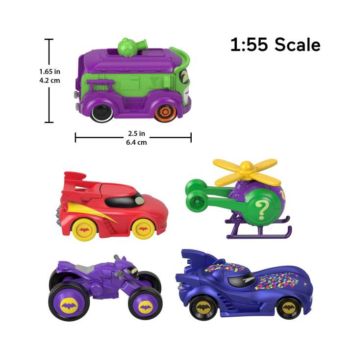 Fisher Price DC Batwheels 1:55 Vehicle Multipack 1