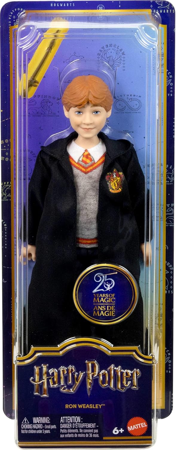 Ron Weasley Fashion Doll with Removable Signature Hogwarts Uniform and Wand