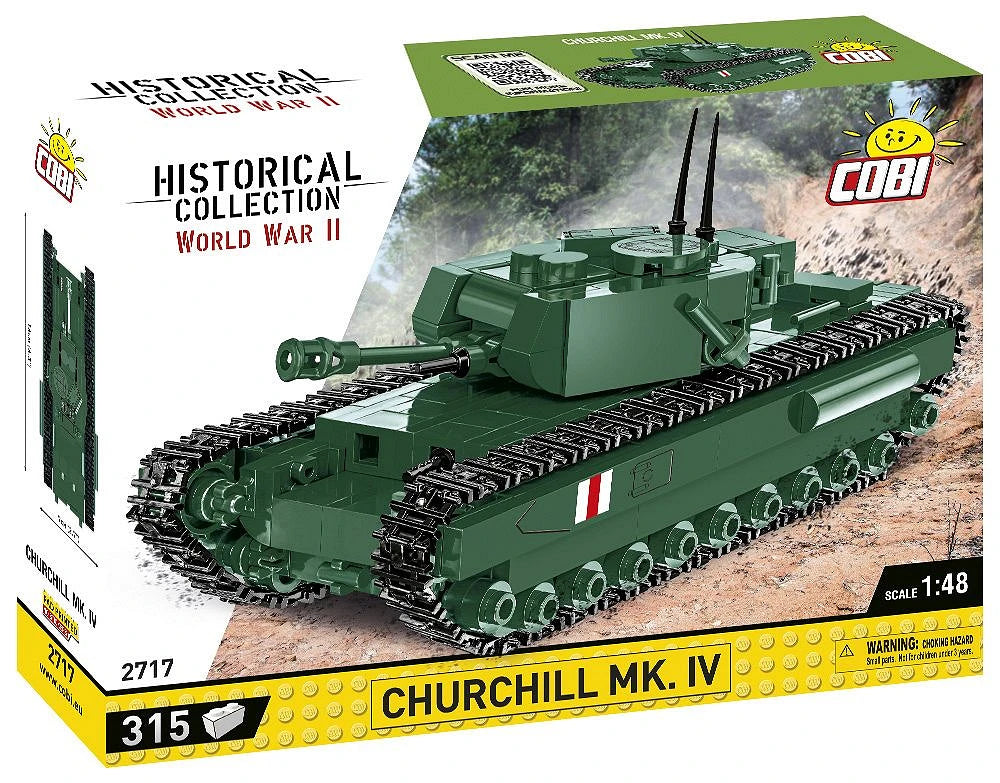 Cobi 2717 Churchill Mk.IV Tank 1:48 Scale Set