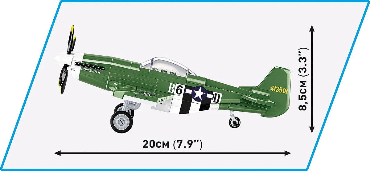 Cobi 5860 North American P-51D Mustang 1:48 Set