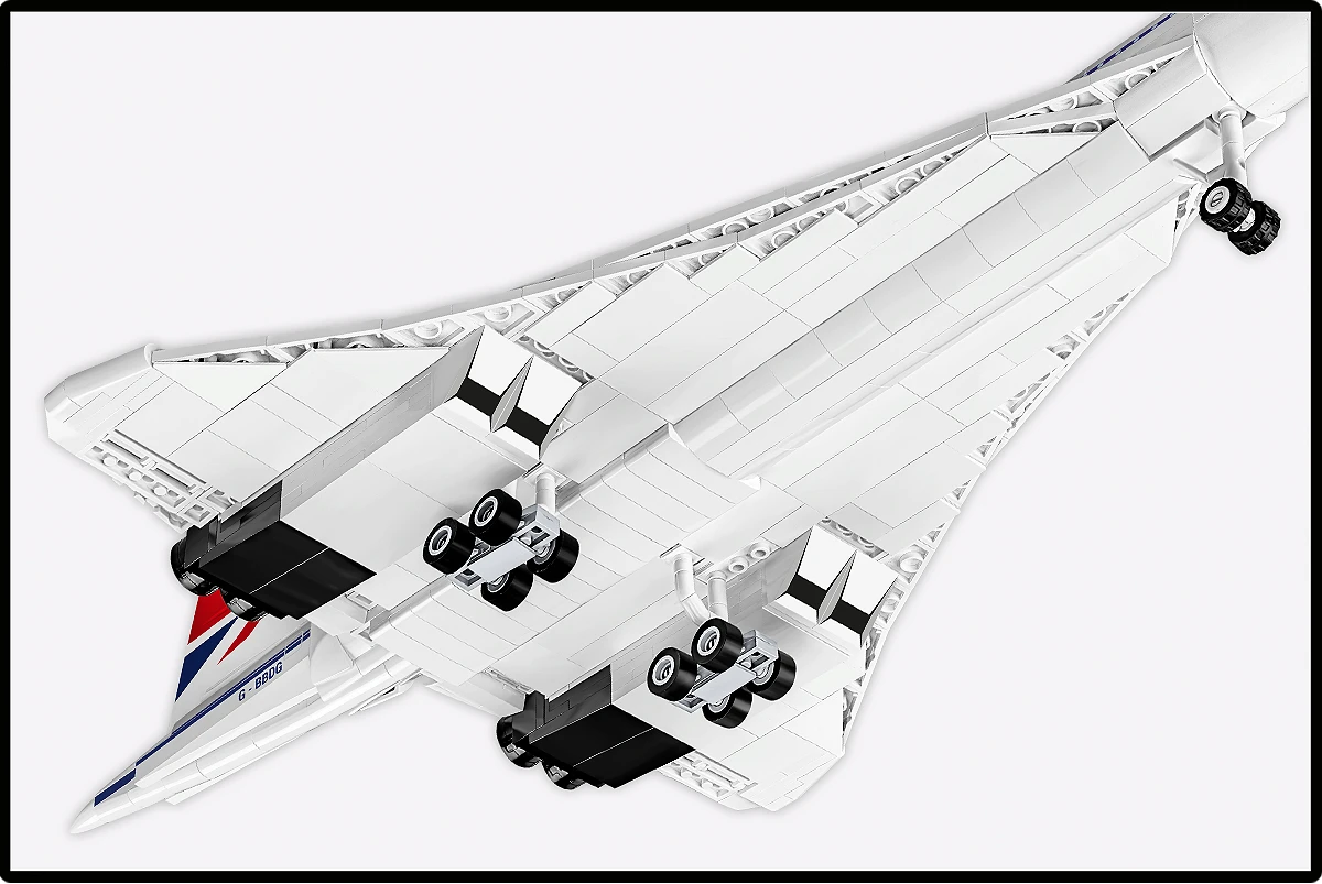Cobi 1689 G-BBDG Concorde Brooklands Museum Scale Set