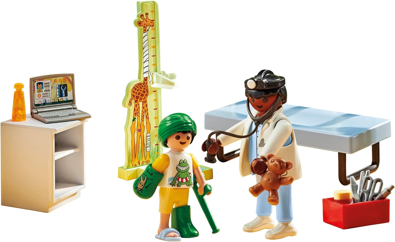 Playmobil Pediatrician with teddy bear