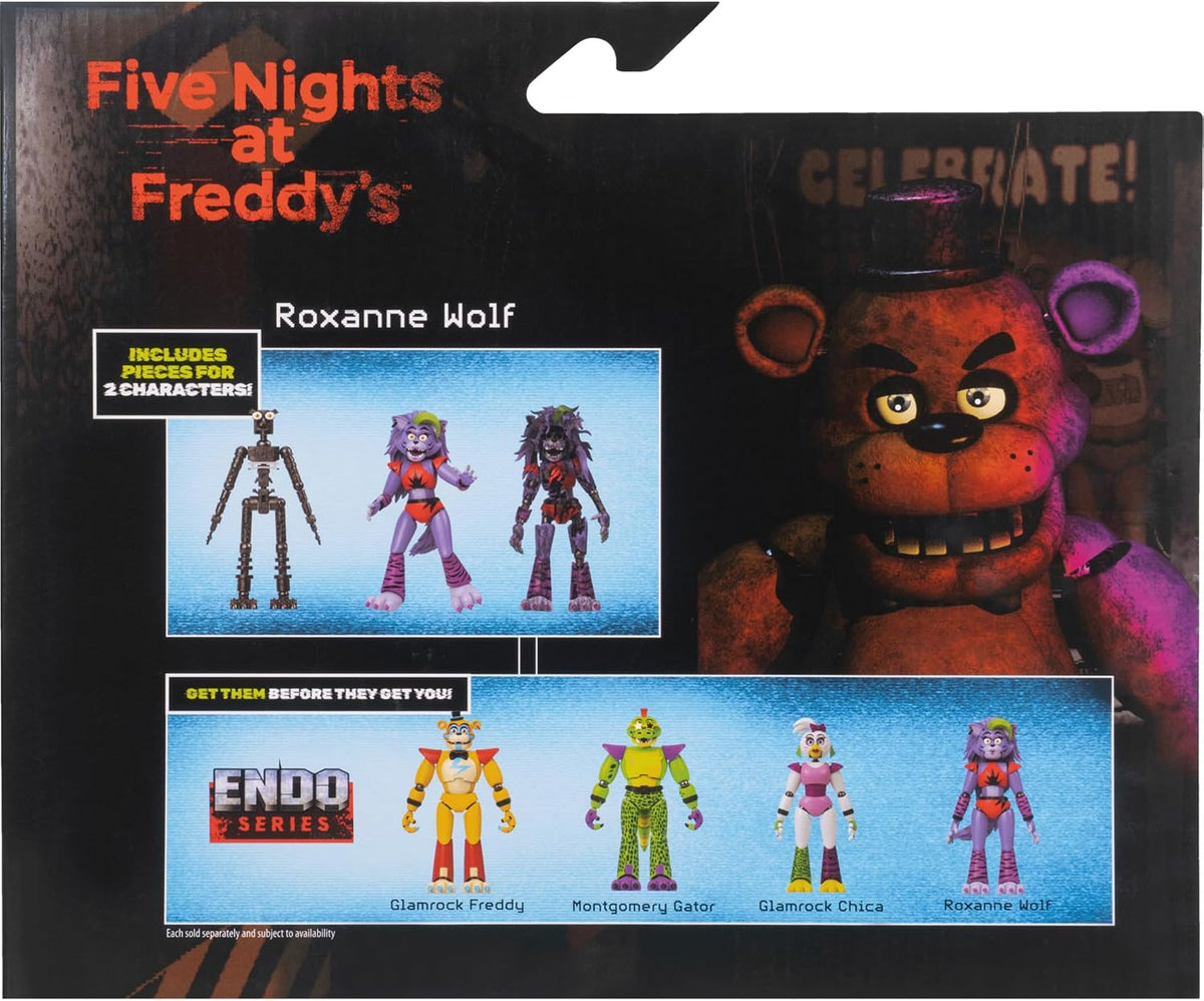 Five Nights at Freddy's Action Figure Endo-Series Roxanne Wolf & Shattered Roxanne Wolf 15cm