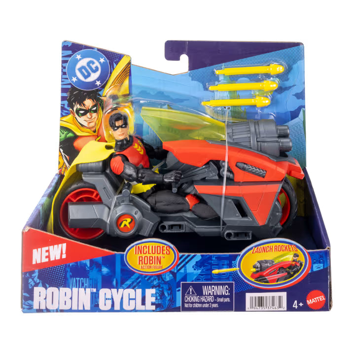DC Batman Robin Cycle and Action Figure Play Set