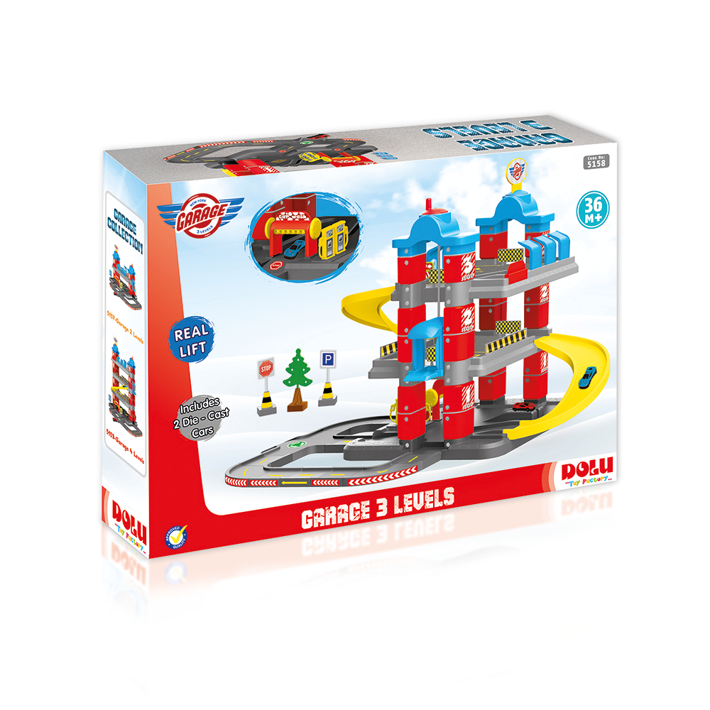 Garage 3 Level Playset