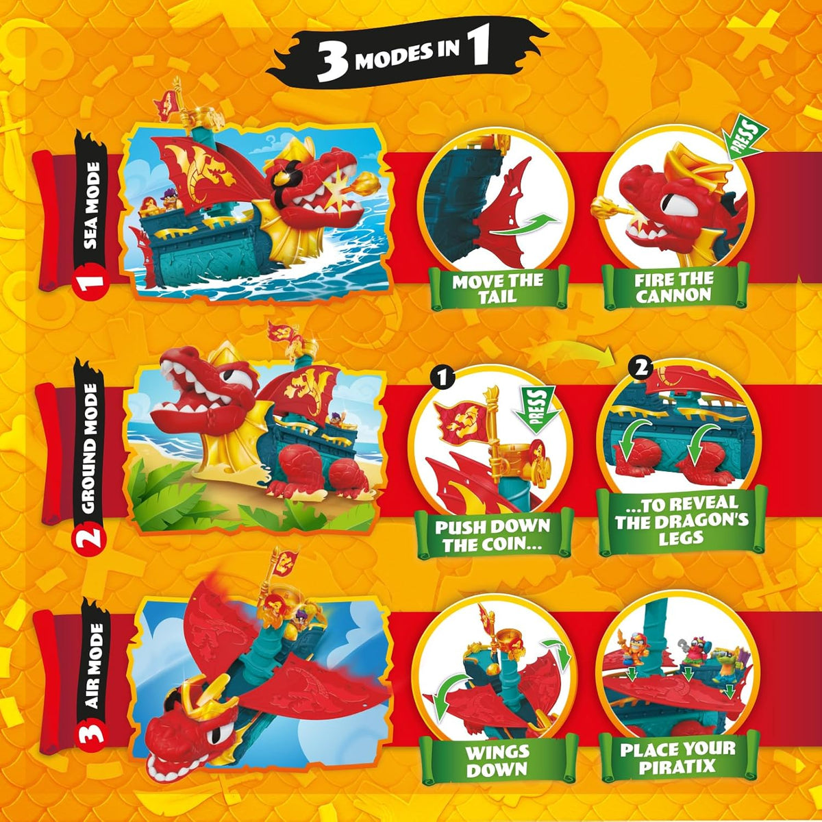 Super Things Piratix Dragon Ship