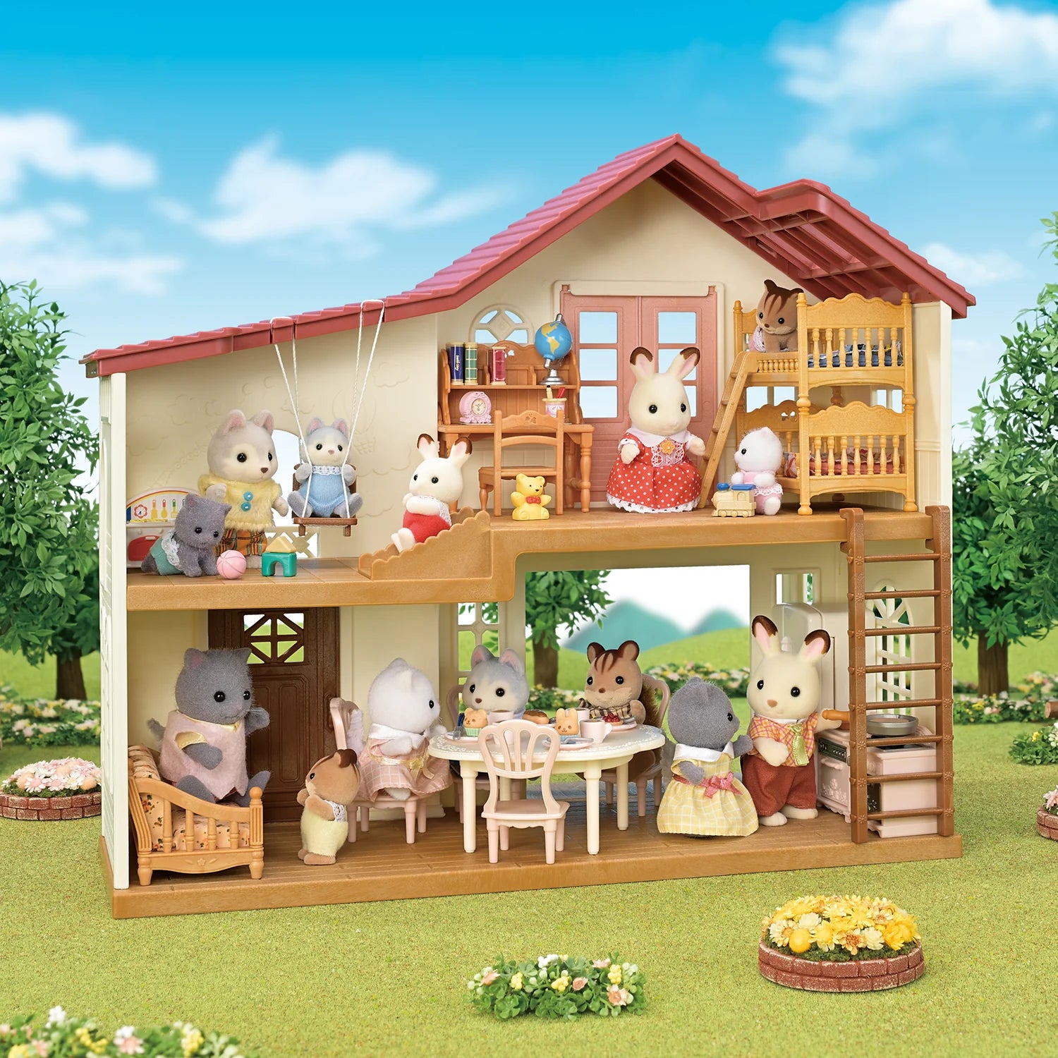 Sylvanian Hilltop Terrace Gift Set