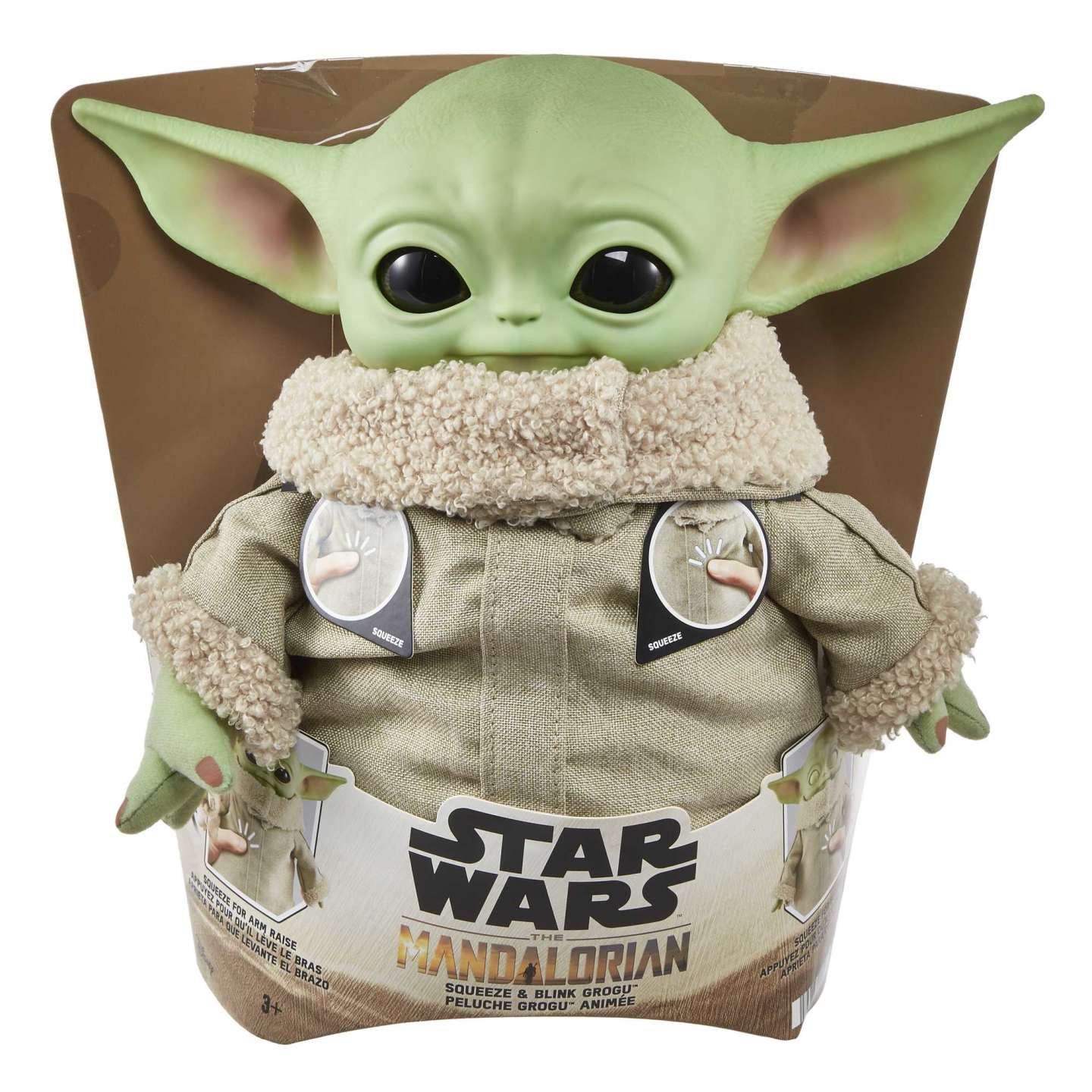 Star Wars Squeeze & Blink Grogu Feature 11" Plush