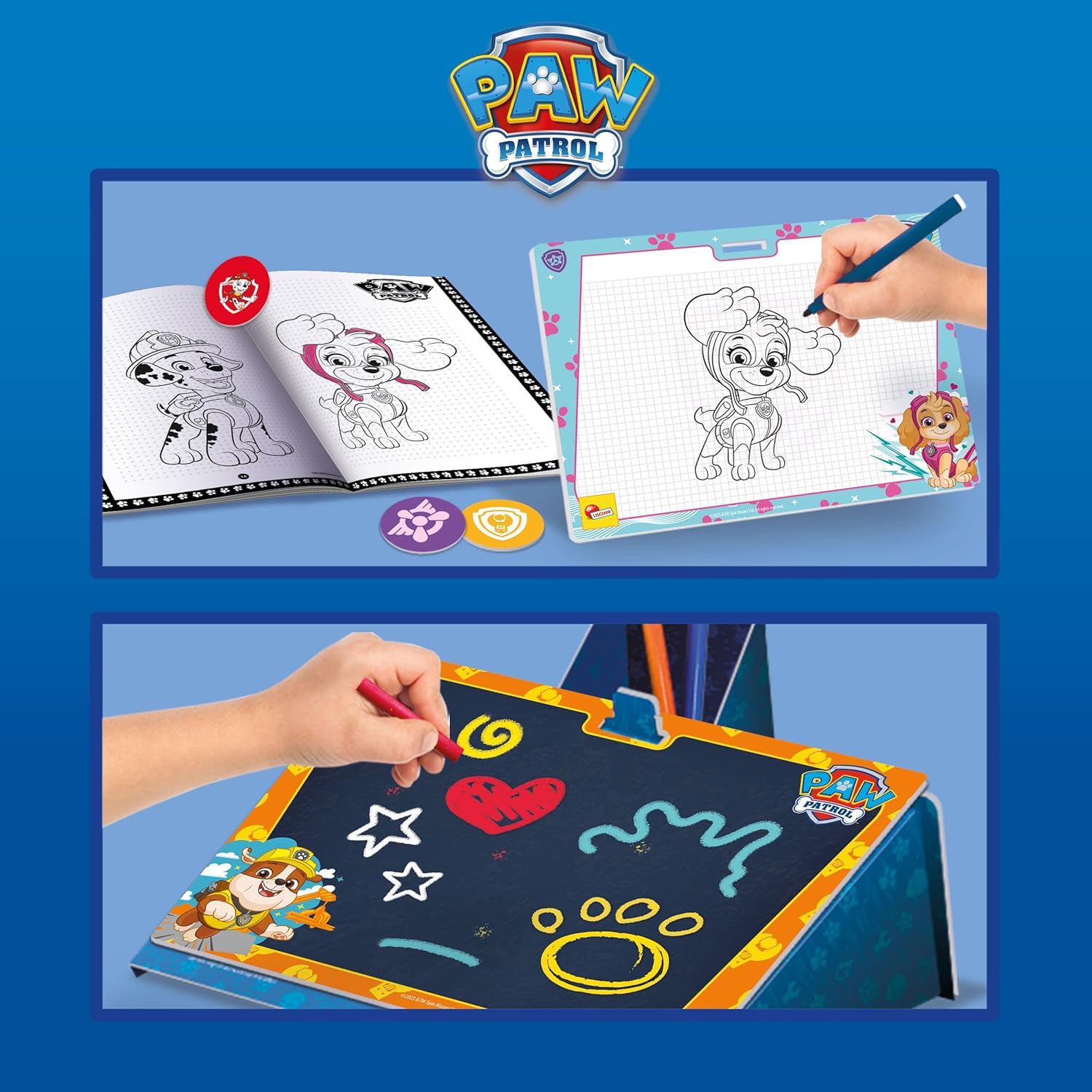 Lisciani Paw Patrol Colouring & Drawing Backpack