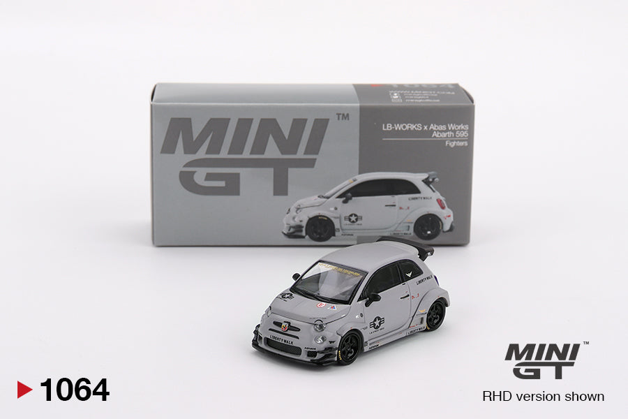 Mini GT Abarth 595 LB-WORKS x Abas Works Fighters