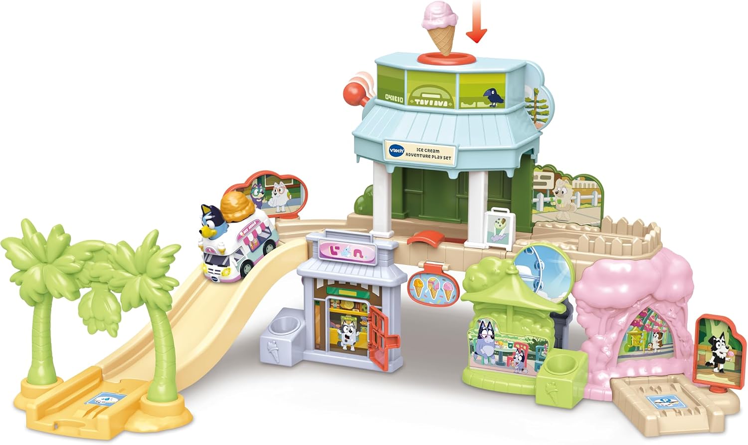 VTech Toot Toot  Bluey Ice Cream Adventure Playset