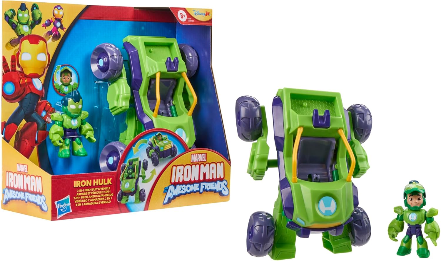 Iron Man and his Awesome Friends Figure & Vehicle 2-In-1 Mech Suit IronHeart Pack