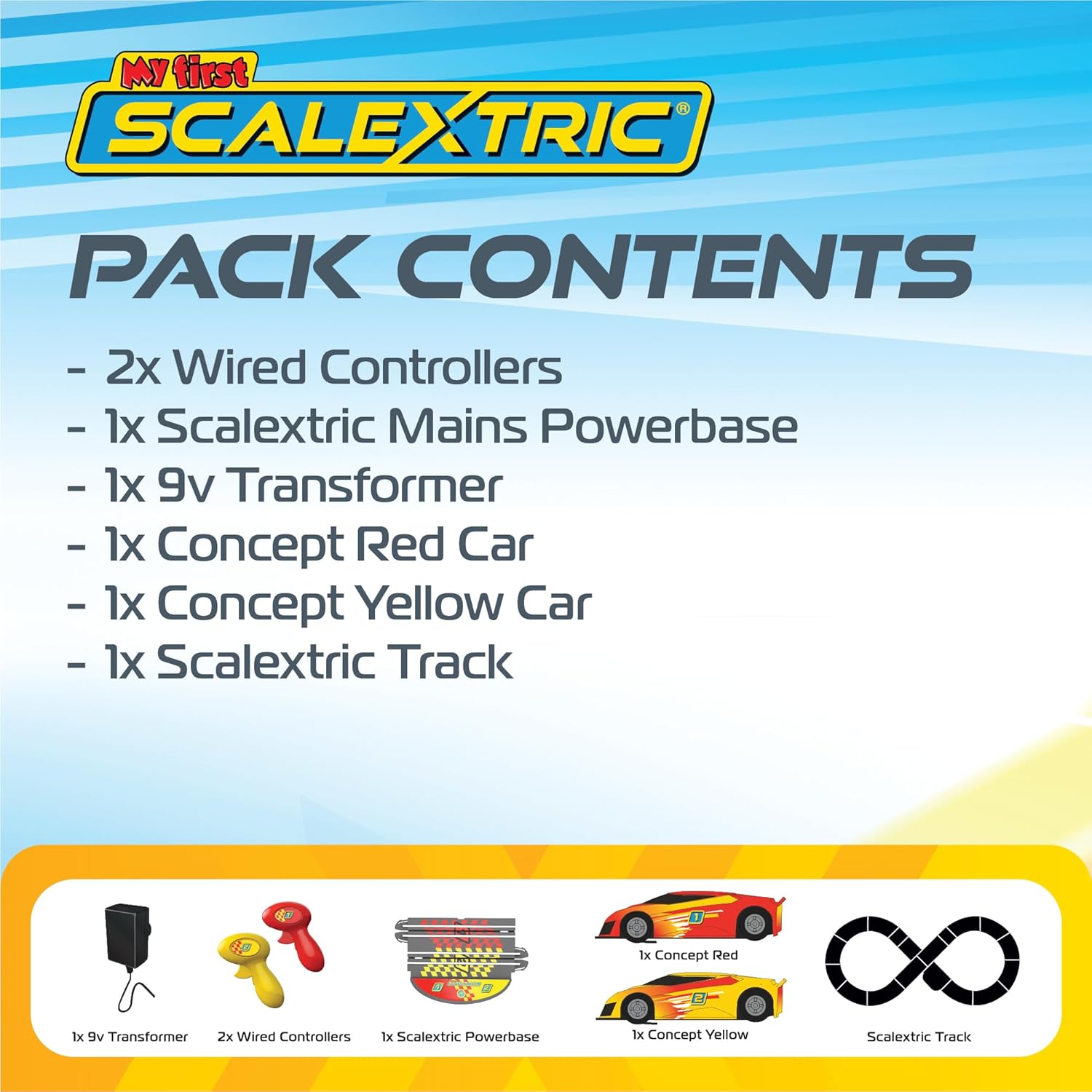 My First Scalextric Mains Powered Race Set