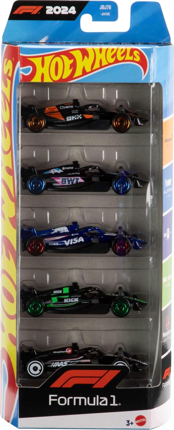 Hot Wheels Basic Car 5 Pack: Formula 1