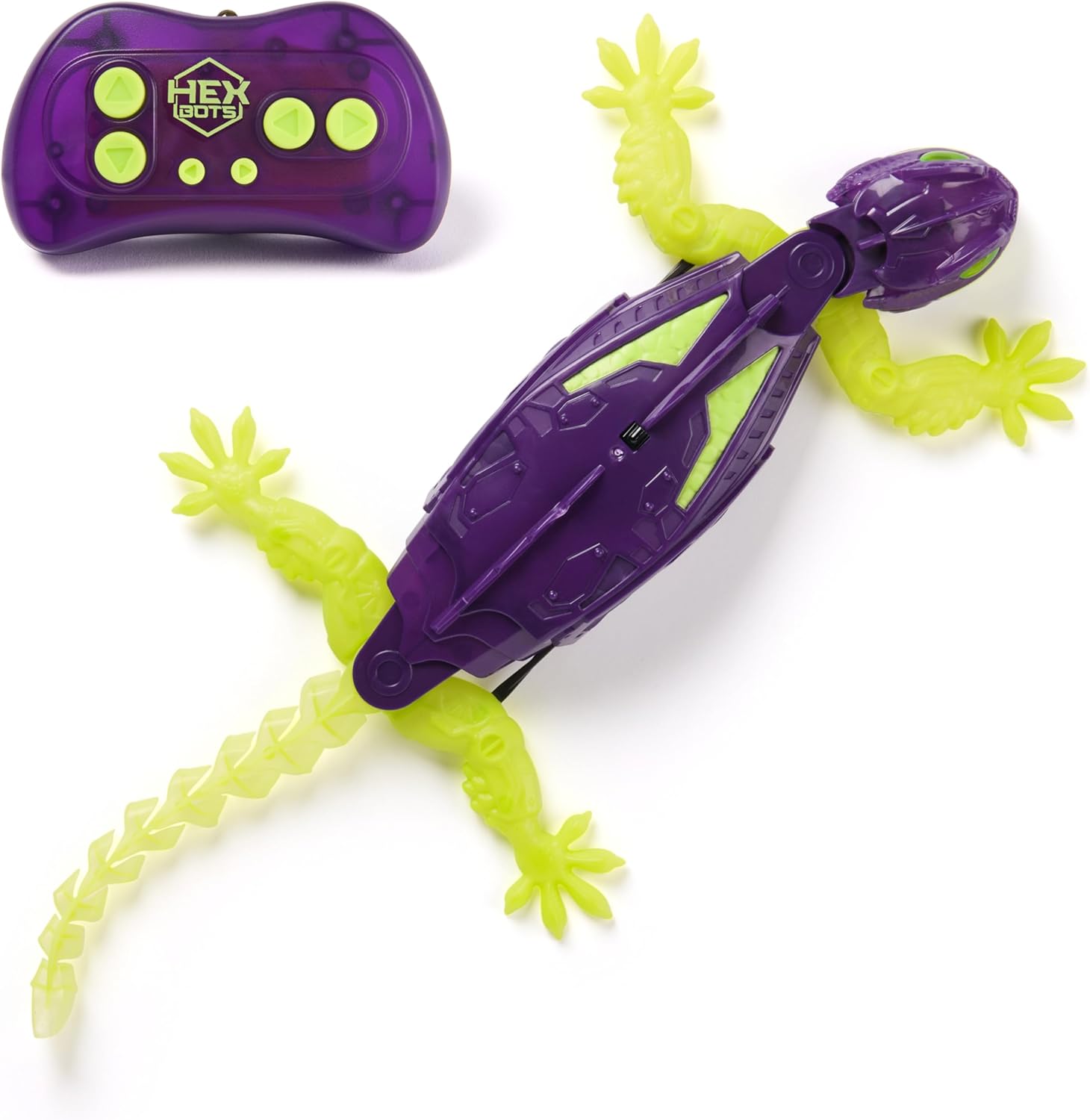 Hex Bots Wall Crawler Gecko Glow in the Dark