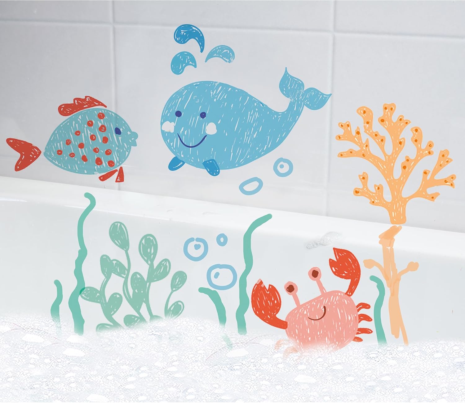 Bath Pop - Colouring Book and 5 Bath Sticks