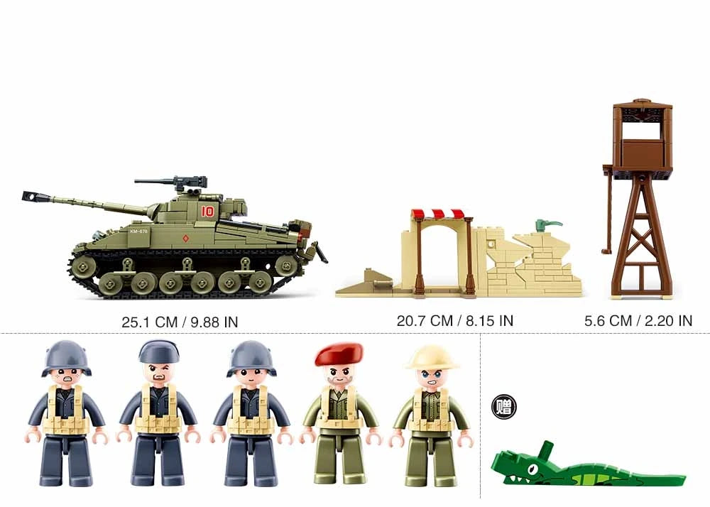 Sluban WWII-Sherman “Firefly”