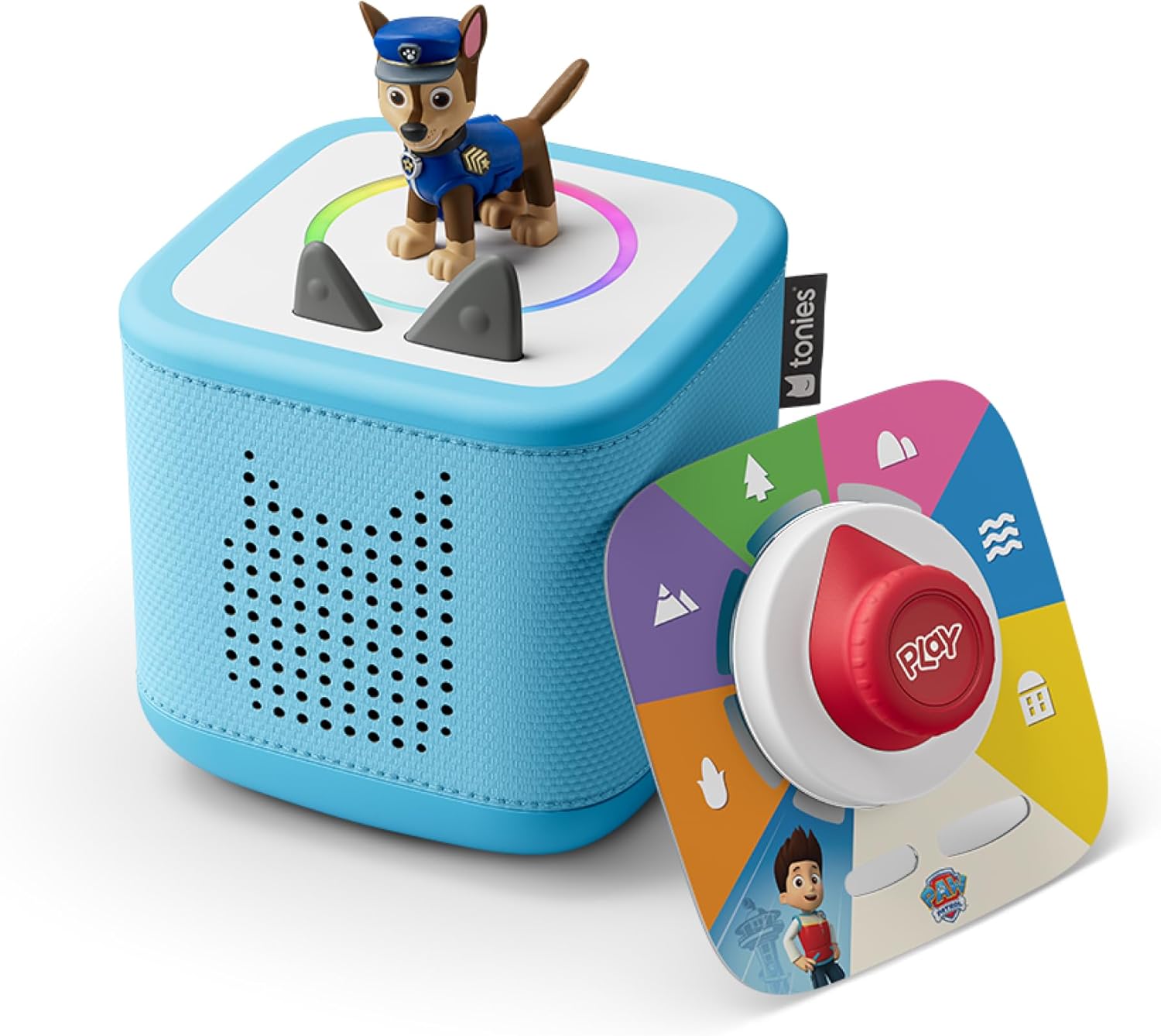 Tonies Toniebox 2 Sky Blue Play Set with Paw Patrol Chase