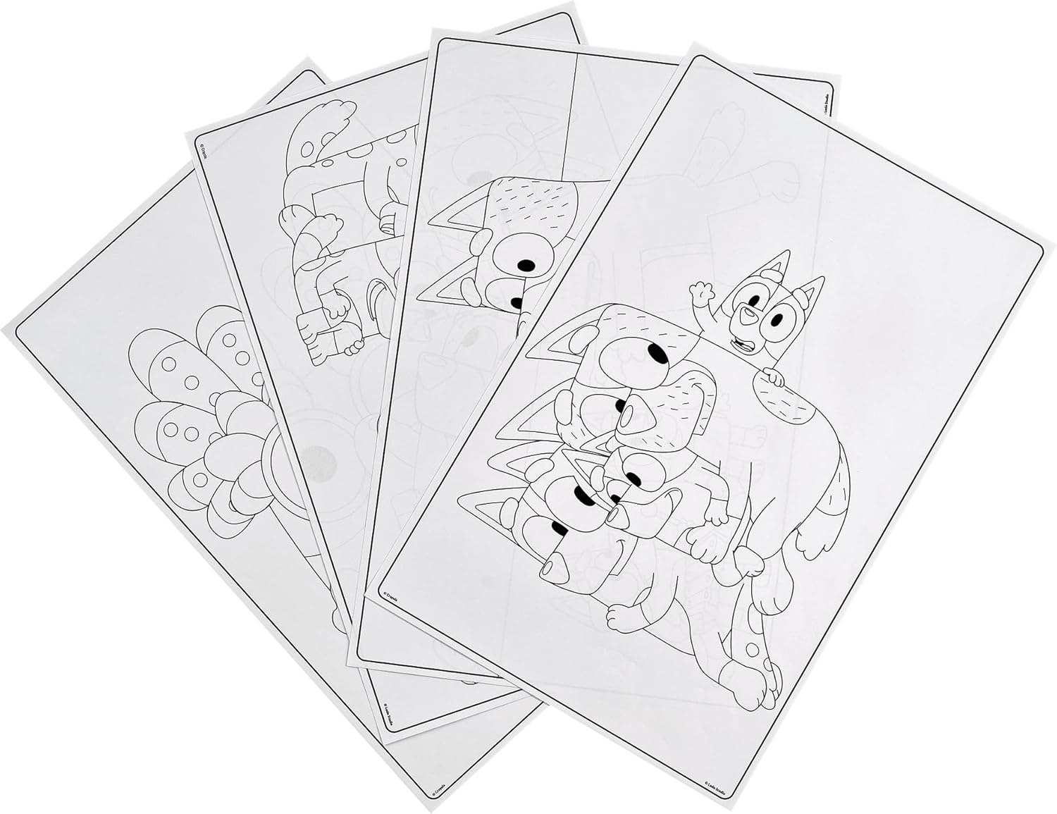 Crayola Bluey Giant Colouring Pages