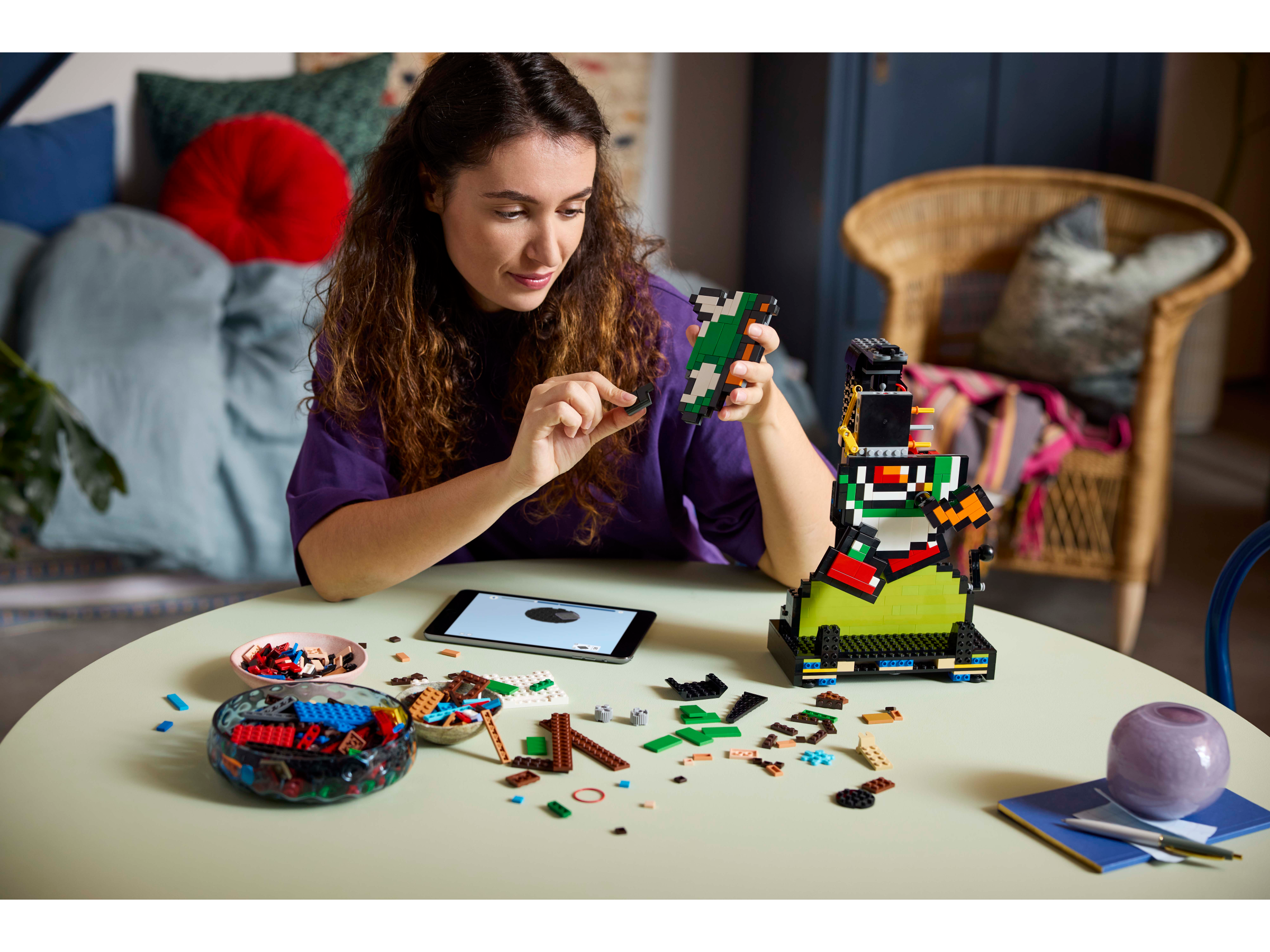LEGO 71438 Super Mario World: Mario & Yoshi Interactive Model Set for Adults