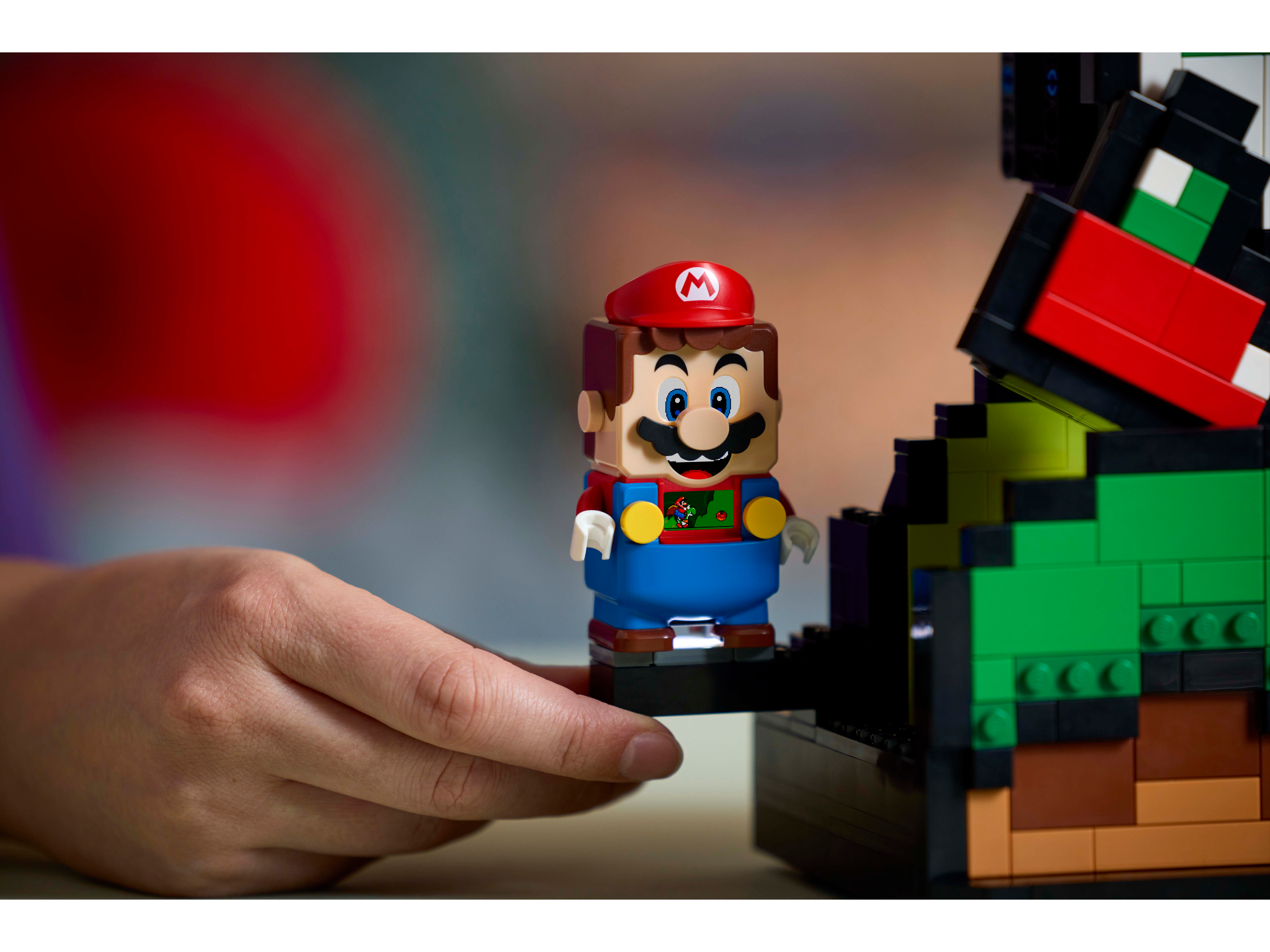 LEGO 71438 Super Mario World: Mario & Yoshi Interactive Model Set for Adults