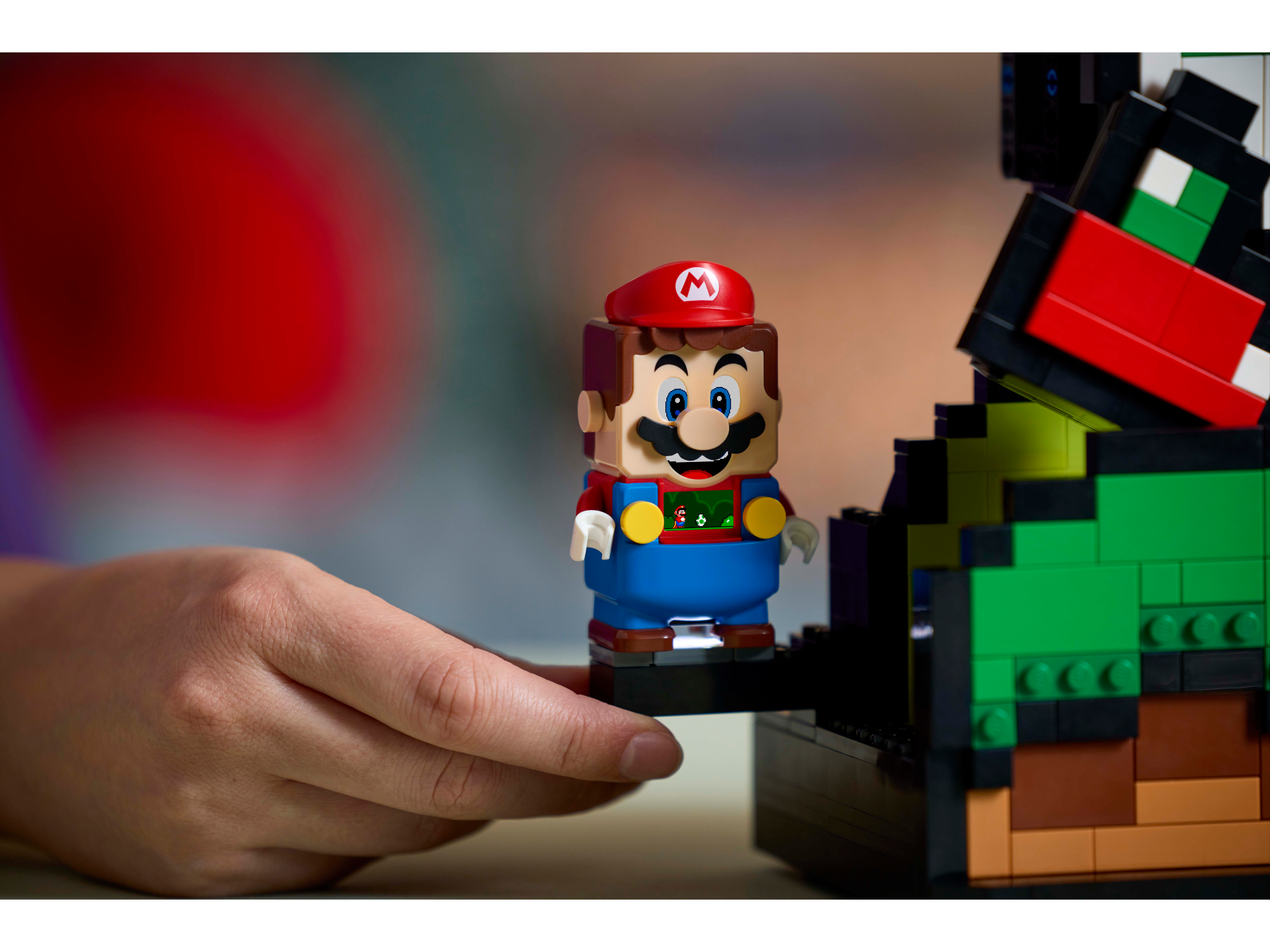 LEGO 71438 Super Mario World: Mario & Yoshi Interactive Model Set for Adults