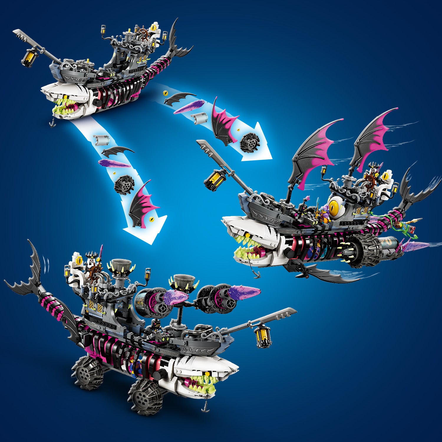 Lego 71469 Nightmare Shark Ship