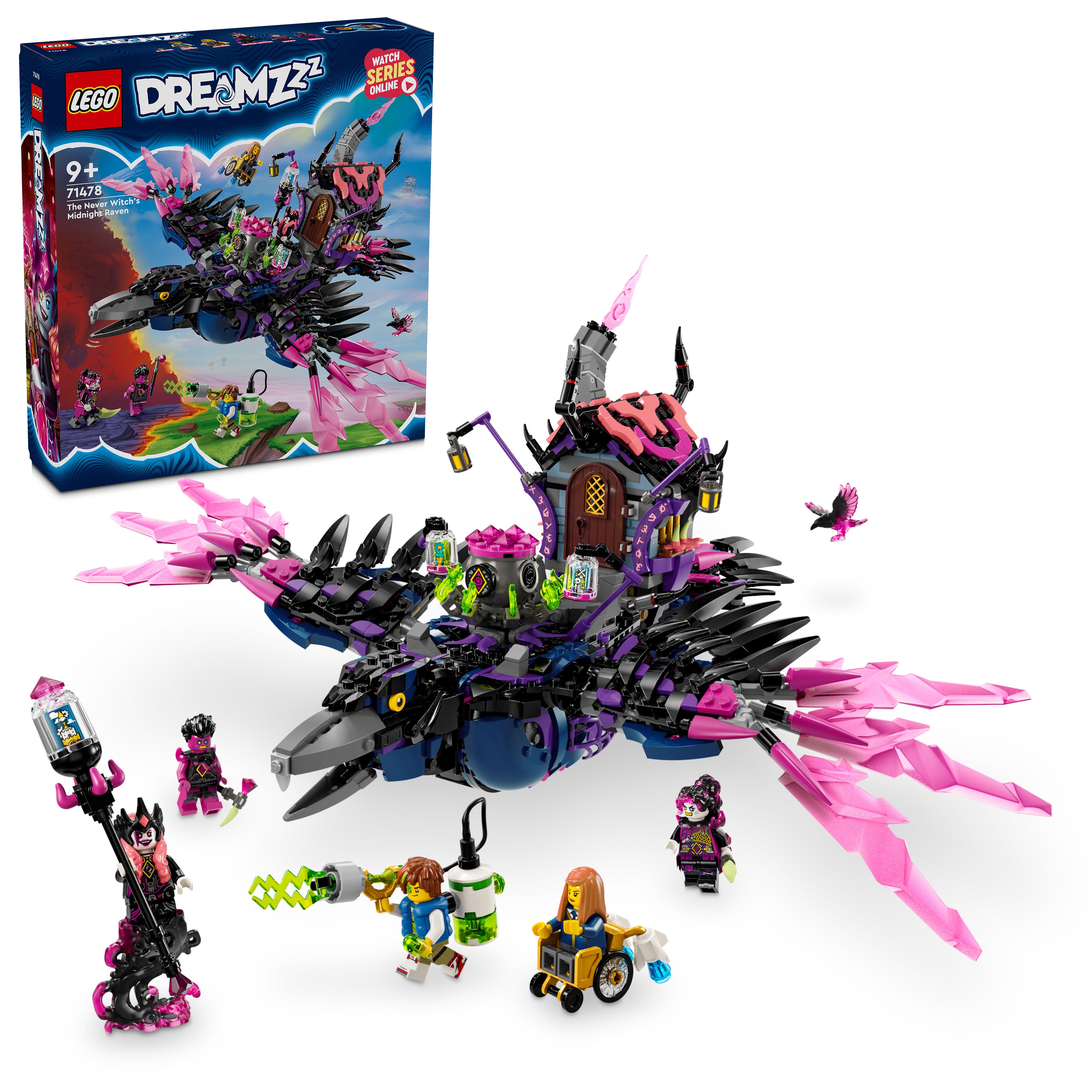 Lego 71478 The Never Witchs Midnight Raven