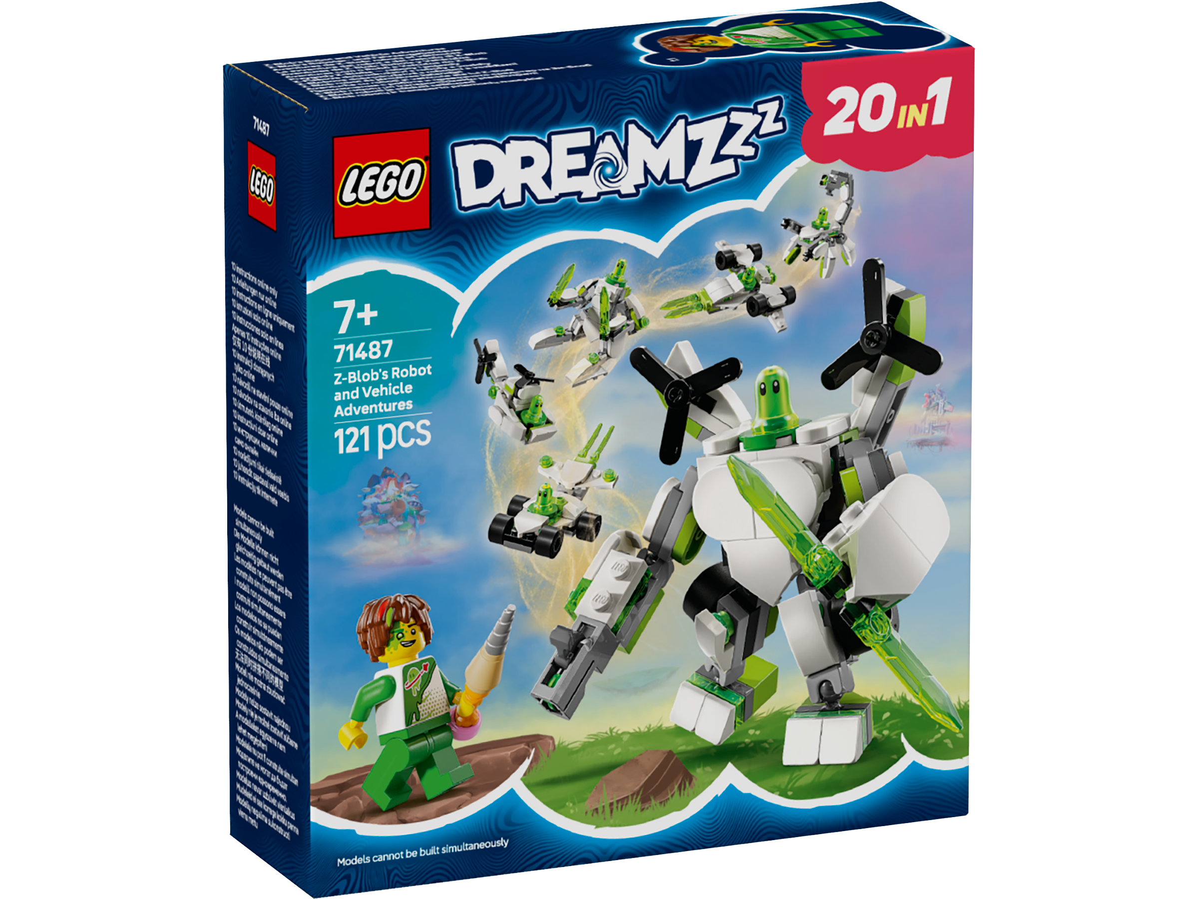 LEGO Dreamzzz 71487 Z-Blob's Robot and Vehicle Adventure