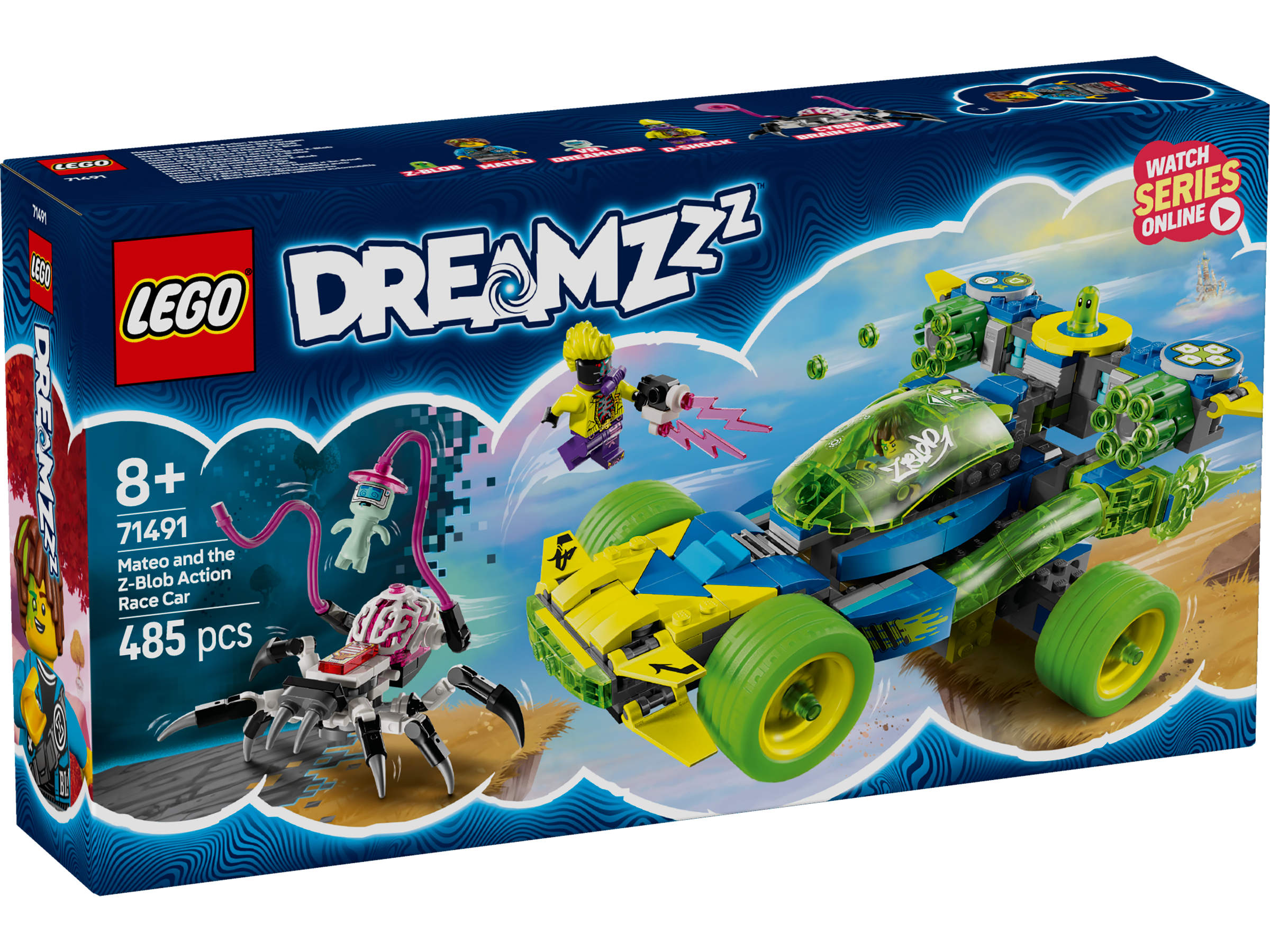 LEGO Dreamzzz 71491 Mateo and the Z-Blob Action Race Car