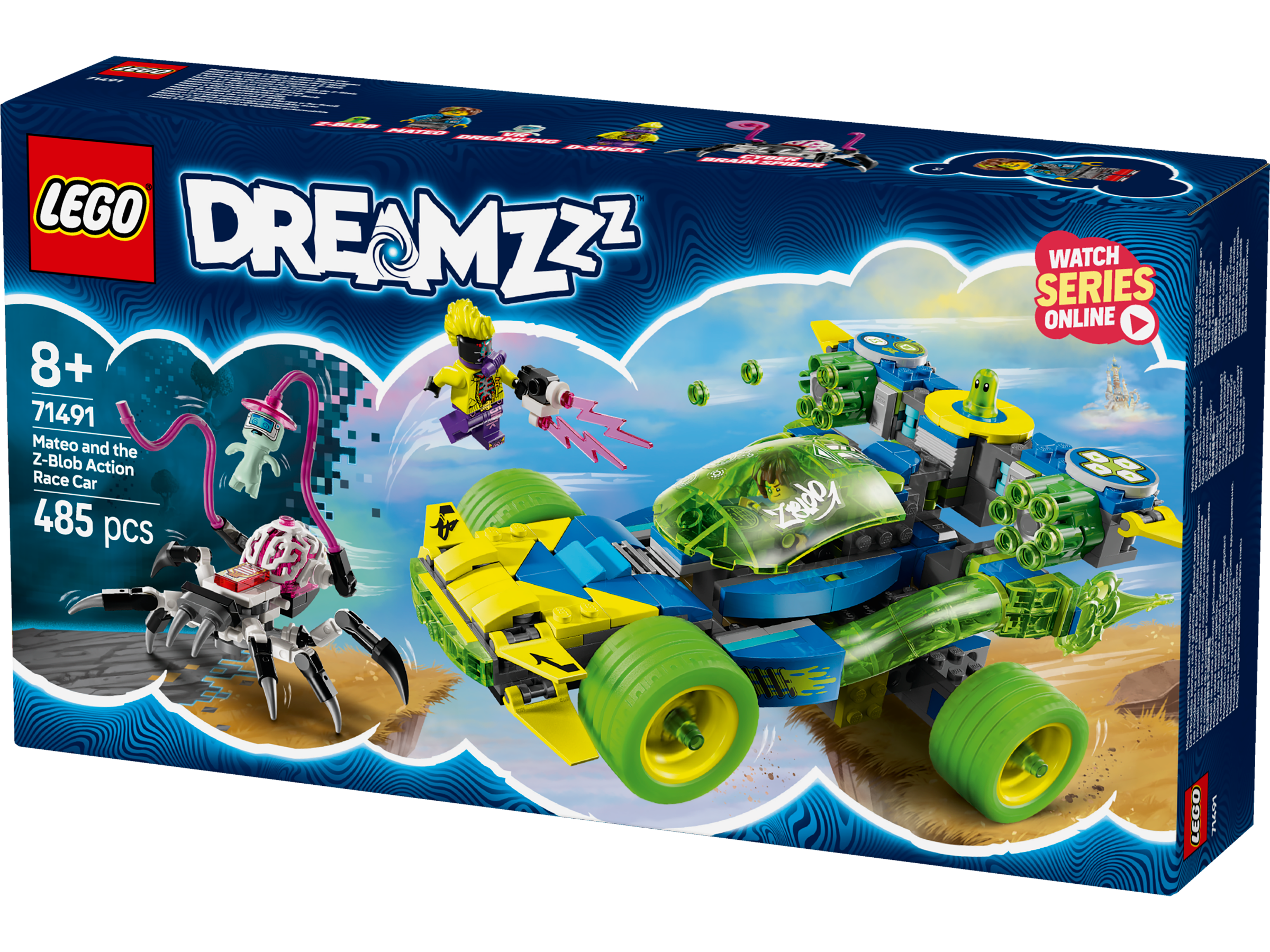 LEGO Dreamzzz 71491 Mateo and the Z-Blob Action Race Car