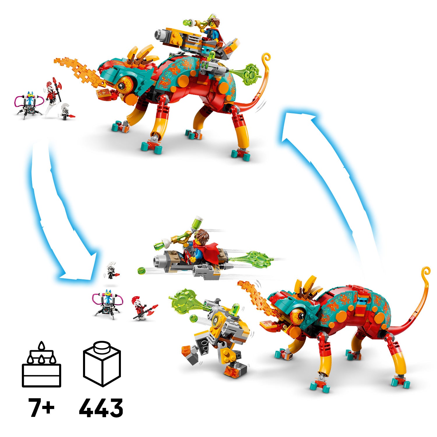 Lego 71492 Mateos Fire Chameleon