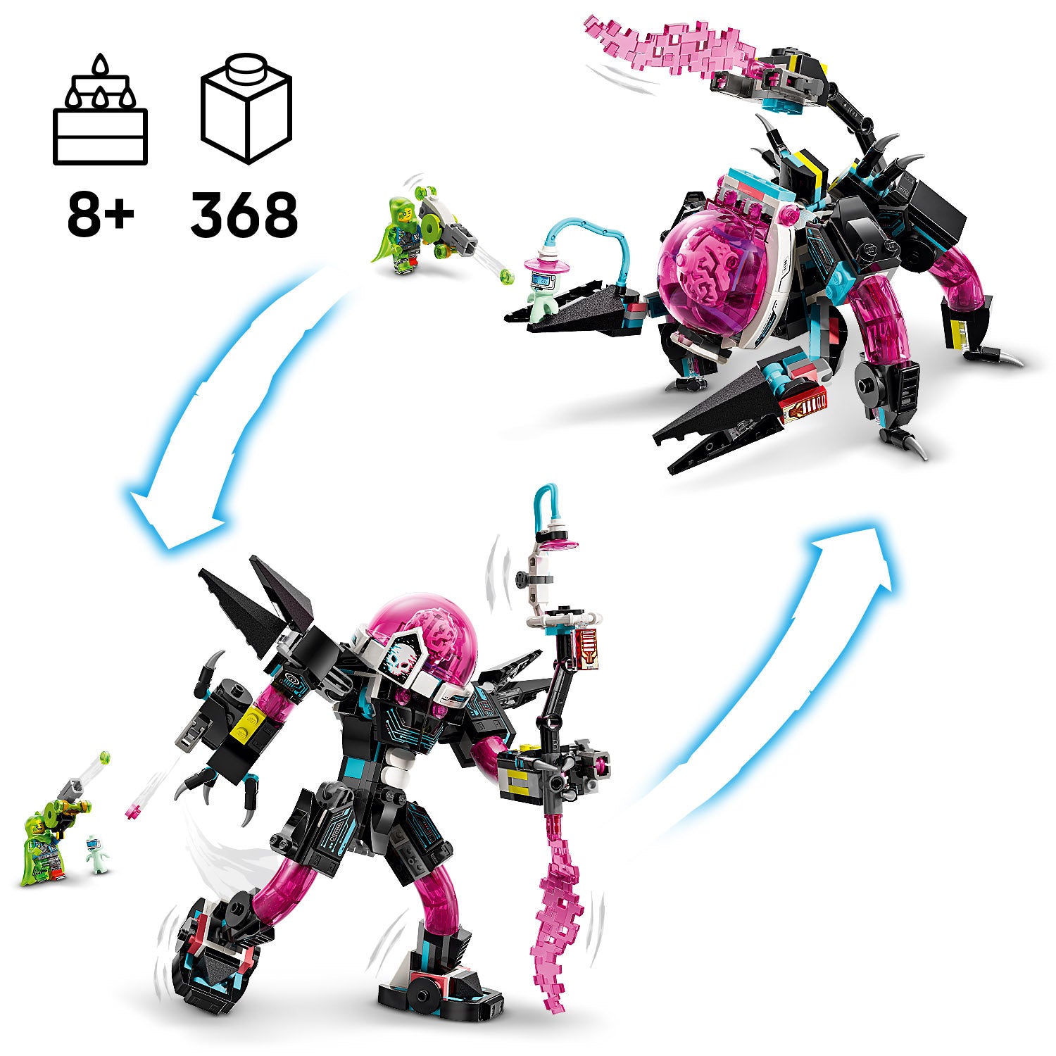 Lego 71495 Mateo vs. Cyber Brain Mech