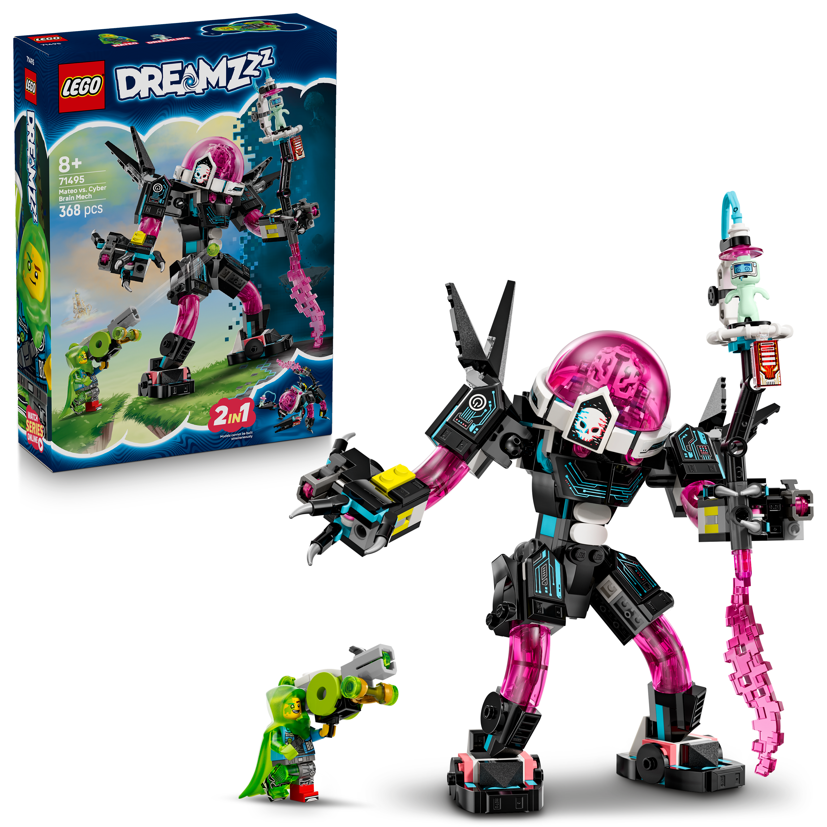 Lego 71495 Mateo vs. Cyber Brain Mech