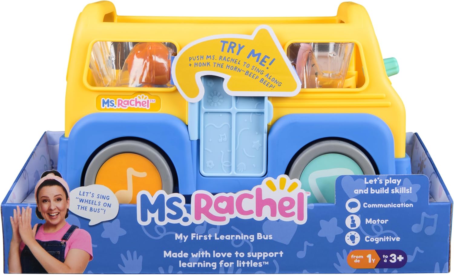 Ms. Rachel My First Learning Bus Electronic Toy