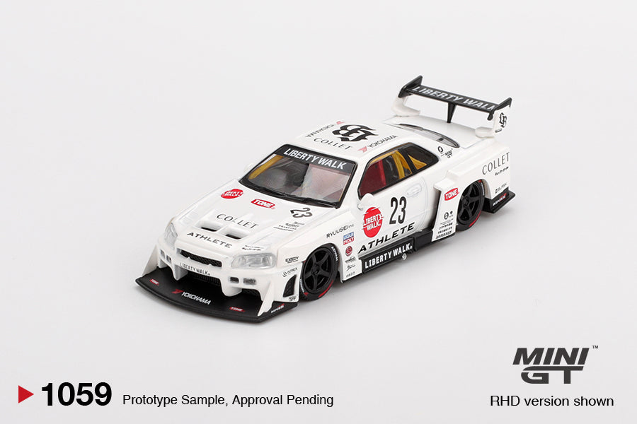 Mini GT Nissan LB-ER34 Super Silhouette 1:64 Die Cast