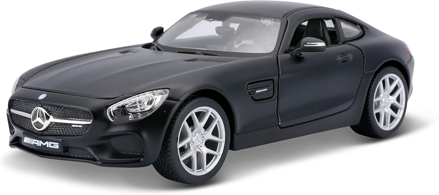 Maisto Mercedes AMG GT Matt Black 1:24 Scale Die Cast